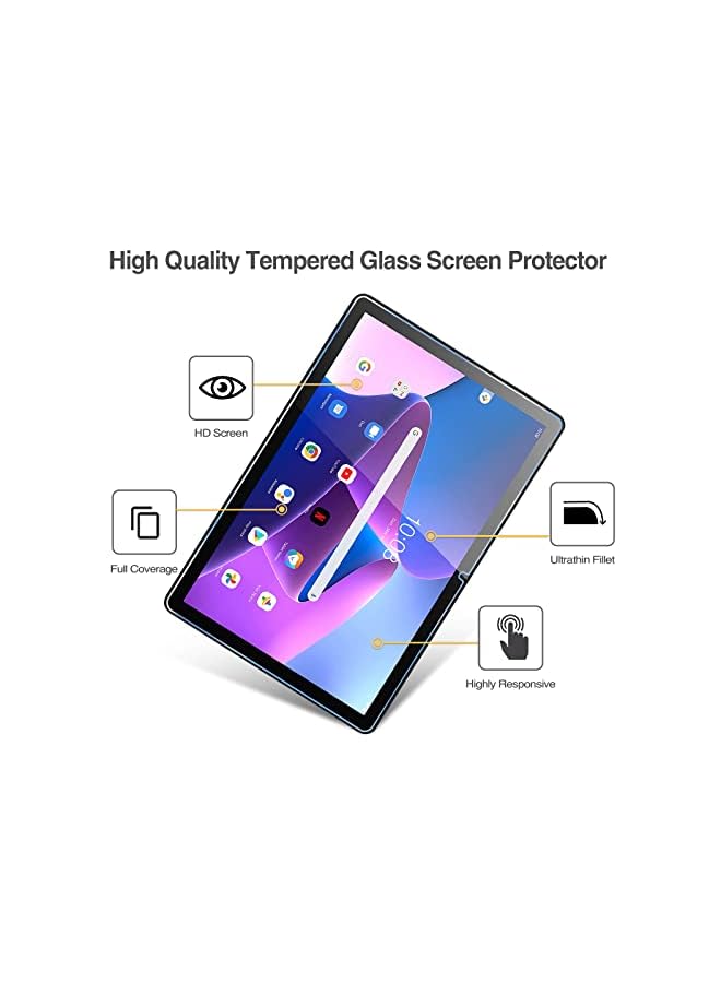 Procases [2 Pack] Screen Protector for Lenovo Tab M10 10.1 Inch TB328FU TB328XU, Tempered Glass Screen Film Guard for Lenovo Tab M10 (3rd Gen) 2022 Release - Image 5