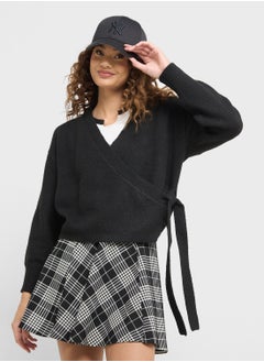 ONLY Bow Detailed Wrap Cardigan  - Image 1