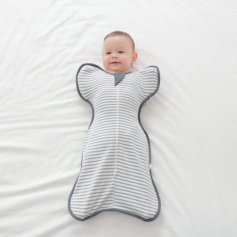 Newborn Baby Anti-Scare Swaddling Four Seasons Universal Sleeping Bag Surrender Baby Wrap Towel Cushion Pure Cotton Anti-kick Quilt - Image 5