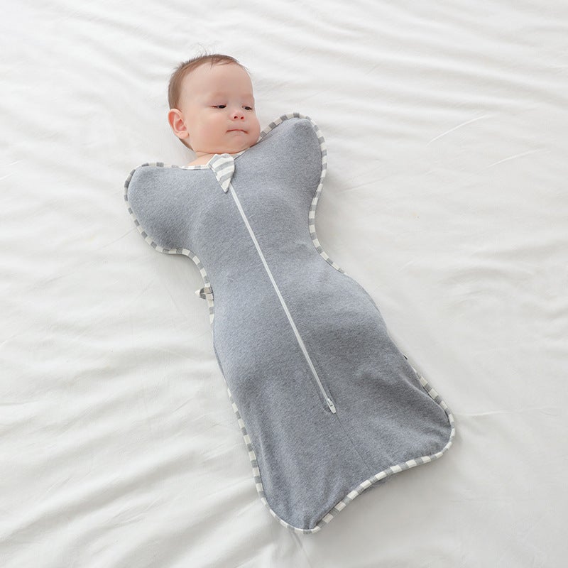 Newborn Baby Anti-Scare Swaddling Four Seasons Universal Sleeping Bag Surrender Baby Wrap Towel Cushion Pure Cotton Anti-kick Quilt - Image 3
