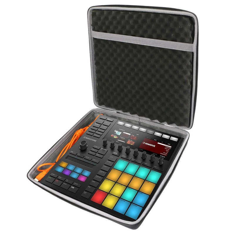 co2CREA Hard Travel Case replacement for Native Instruments Maschine Drum Controller Native Maschine MK3 Case