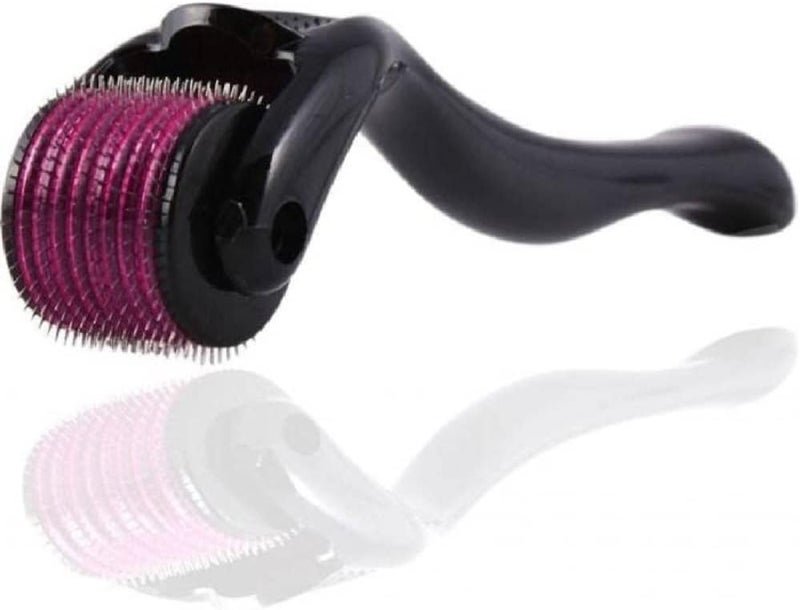 Boolavard Derma Roller Microneedle Roller For Face Roller for Beard Microneedling Roller For Women and Men Micro Needle Roller For Face Scalp Derma Stamp