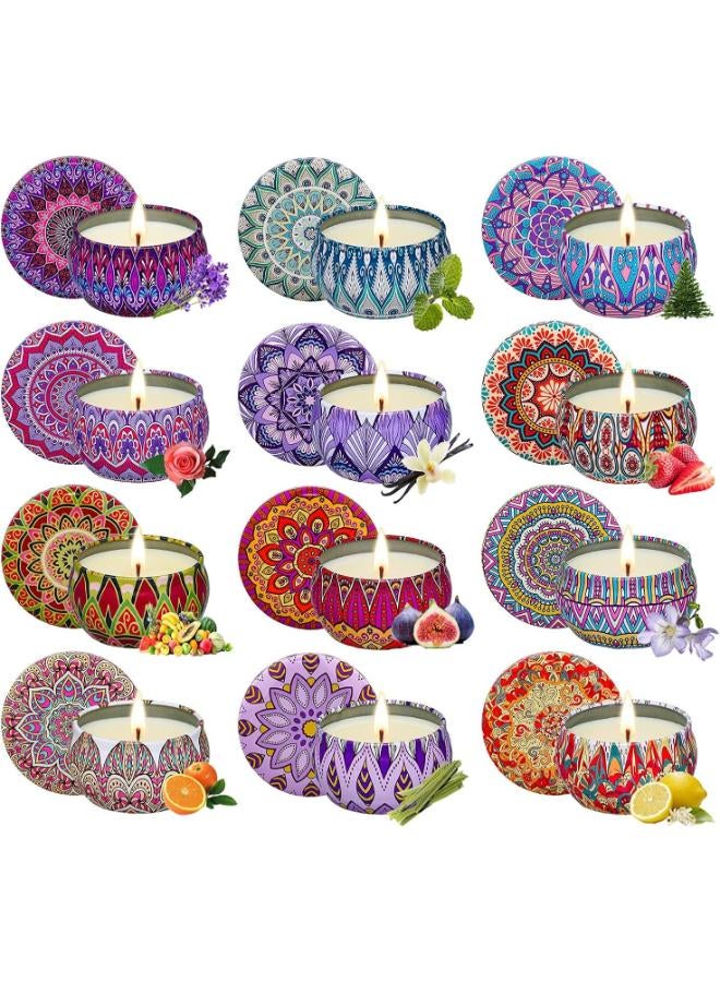 مجموعة مكونة من 12 شموع عديمة اللهب والدخان - Image 2