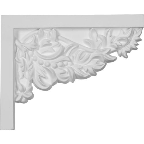 Ekena Millwork SB09X07AT-R Attica Small, Right Stair Brackets, 9"W x 7 1/4"H x 3/4"P, Primed - Image 1