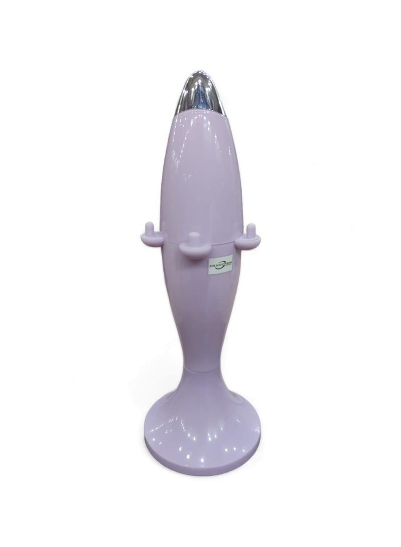 Silicone distribution set 5 pieces + 1 holder - LIGHT PURPLE  - Image 3