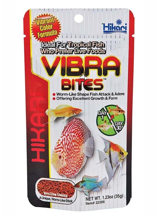 Hikari Vibra Bites are ideal for tropical fish that prefer live foods - Image 1