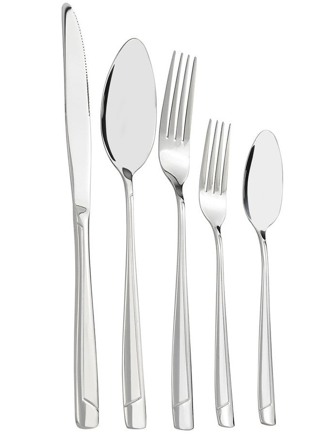 كاند طقم أدوات مائدة من الفولاذ المقاوم للصدأ مكون من 30 قطعة، يكفي لـ 6 أشخاص - Image 1