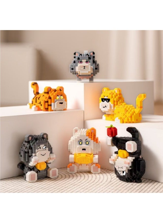Generic Cartoon Educational Assembly Cute Doll Ornaments Building Block Toys Suitable For Children Over 14 Years Old  - Image 2