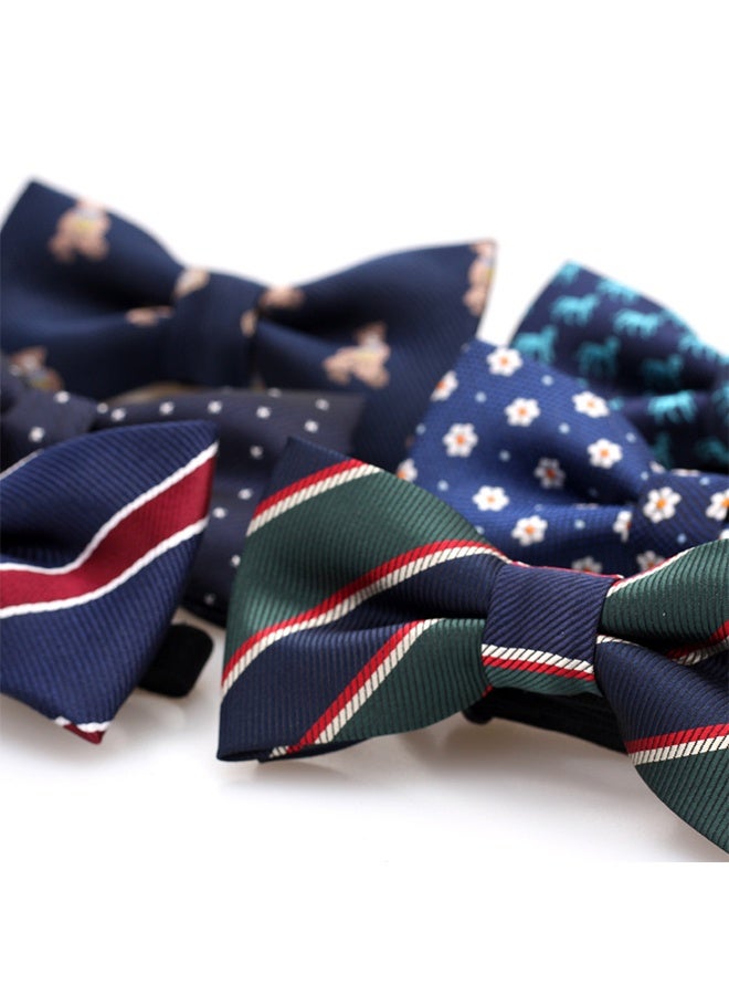 4 Pack Kids Pre Tied Bow Ties Classic Adjustable Neck Bowtie Set for Boys Girls Formal Wedding,Birthday Party,School Uniform,Pageant,Special Occasion Accessories - Image 4