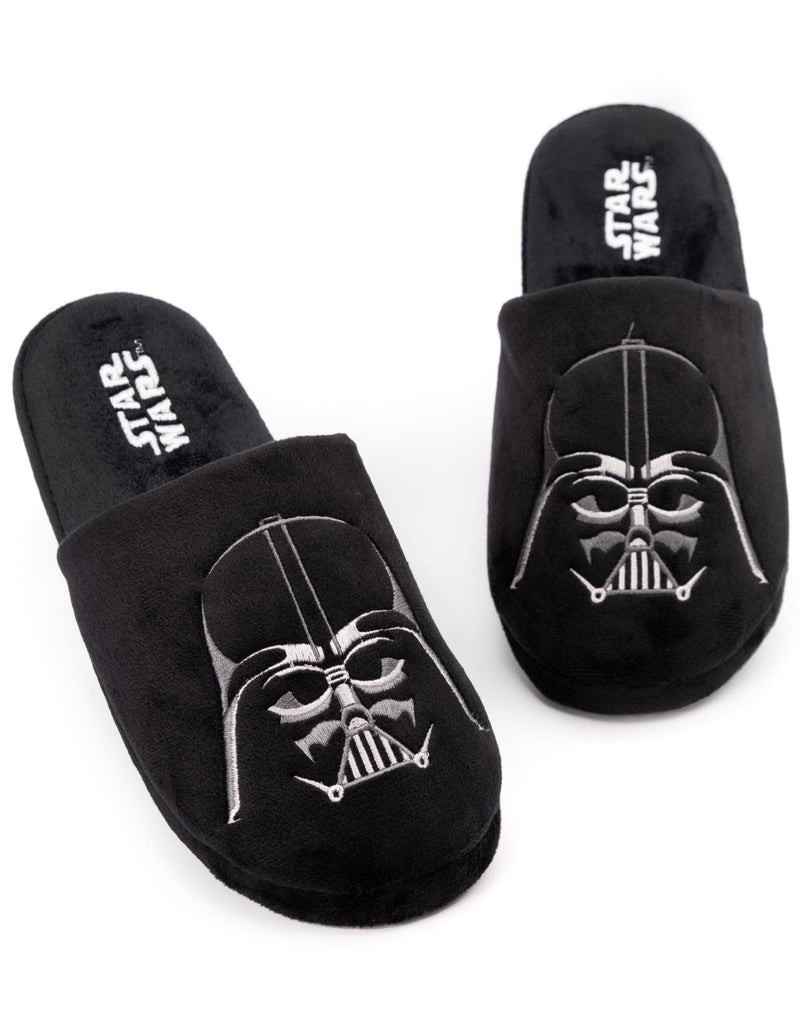 STAR WARS Darth Vader Mens Slippers | Adult Slip-On House Slippers | Official Footwear - Image 1