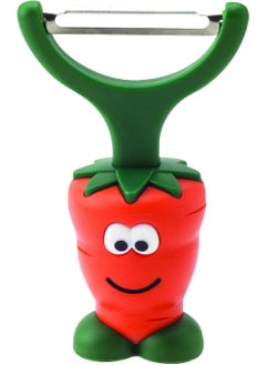 Joie Veggie Dude Peeler – Fun & Ergonomic Vegetable Peeler with Stainless Steel Blade, Easy Grip Handle for Carrots, Potatoes & More
