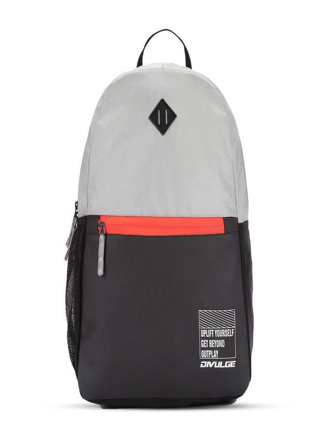 DIVULGE Coral 24 liters Laptop Backpack (Grey) - Image 1
