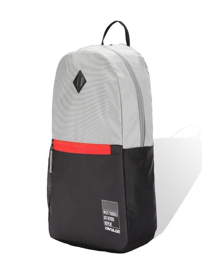 DIVULGE Coral 24 liters Laptop Backpack (Grey) - Image 2