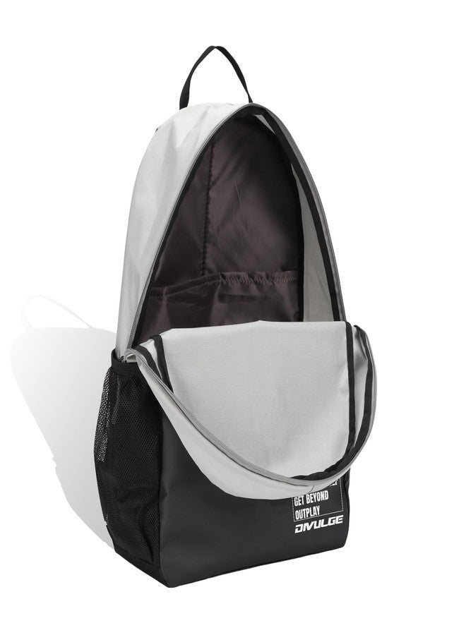 DIVULGE Coral 24 liters Laptop Backpack (Grey) - Image 3