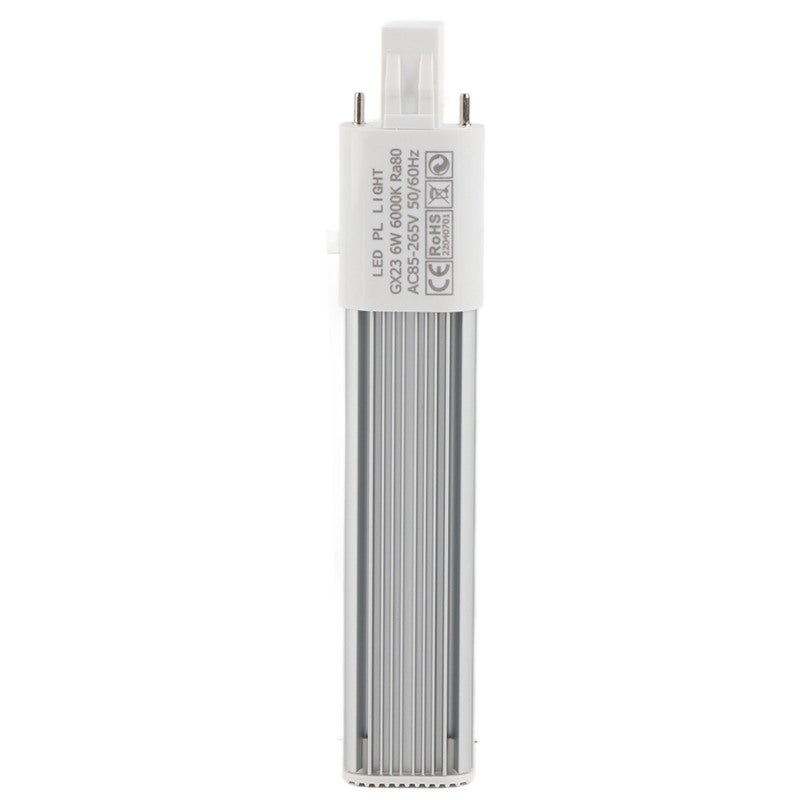 6W 2-Pin LED Compact Lamp Horizontal Recessed Tube Light Bulb Lighting Fixtures GX23 Cool White - Image 1