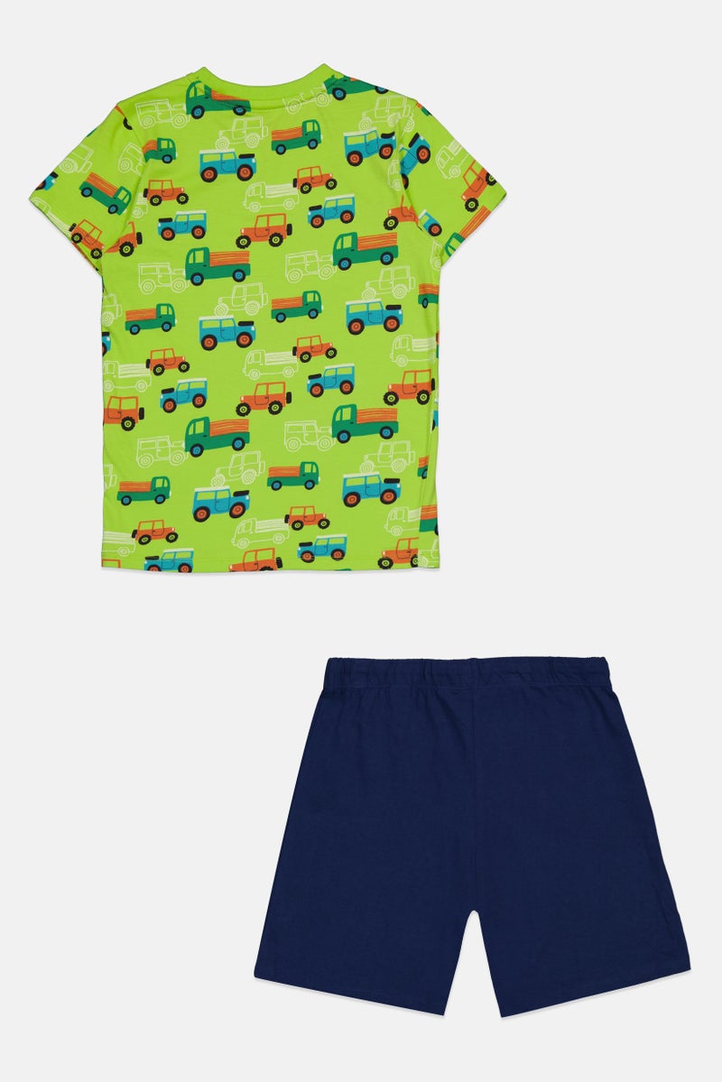 Hamleys Kids Boy Crew Neck Short Sleeve Graphic Print T-Shirt, Muticolor - Image 2