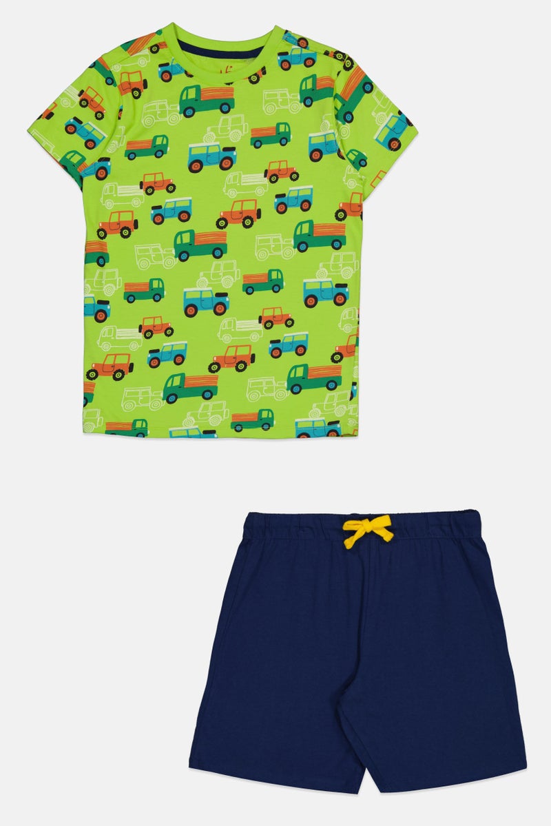 Hamleys Kids Boy Crew Neck Short Sleeve Graphic Print T-Shirt, Muticolor - Image 2