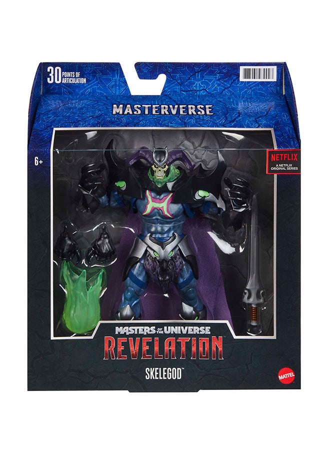 Mattel Games Masters of the Universe Masterverse Power of Grayskull Skeletor Action Figure, 9-in Battle Figure for MOTU Collectors  - Image 2