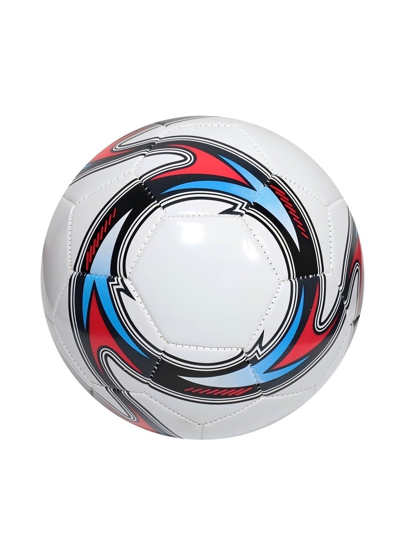 Beauenty World Cup Children's No. 5 Football Campus Primary and Secondary School Football Machine Sewn No. 5 PVC Seamless Competition Training Football (White Tornado) 