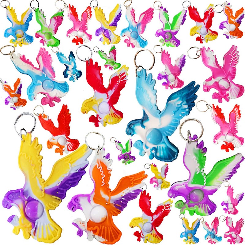 PSDFH 100 Packs Eagle Fly Assorted fidgets Toys for Kids Children Classroom Students Gifts from TeacherBirthday Party Bubble Favors - Image 3