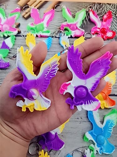 PSDFH 100 Packs Eagle Fly Assorted fidgets Toys for Kids Children Classroom Students Gifts from TeacherBirthday Party Bubble Favors - Image 5