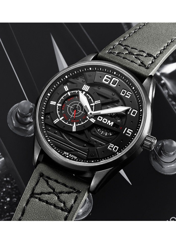 DOM Men's Waterproof Quartz Watch - Image 2