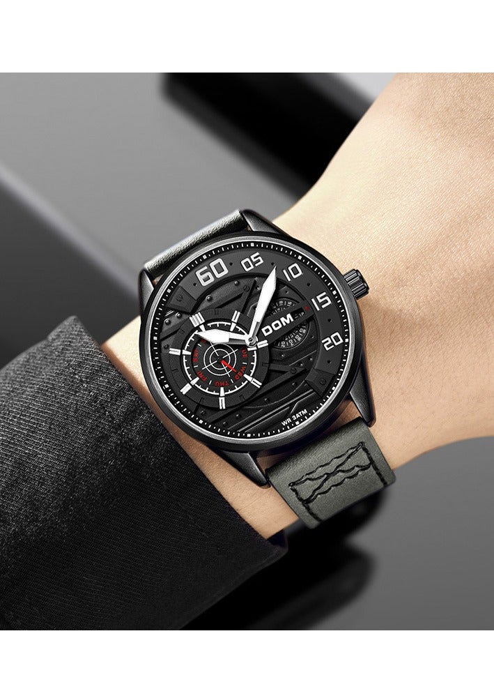 DOM Men's Waterproof Quartz Watch - Image 3