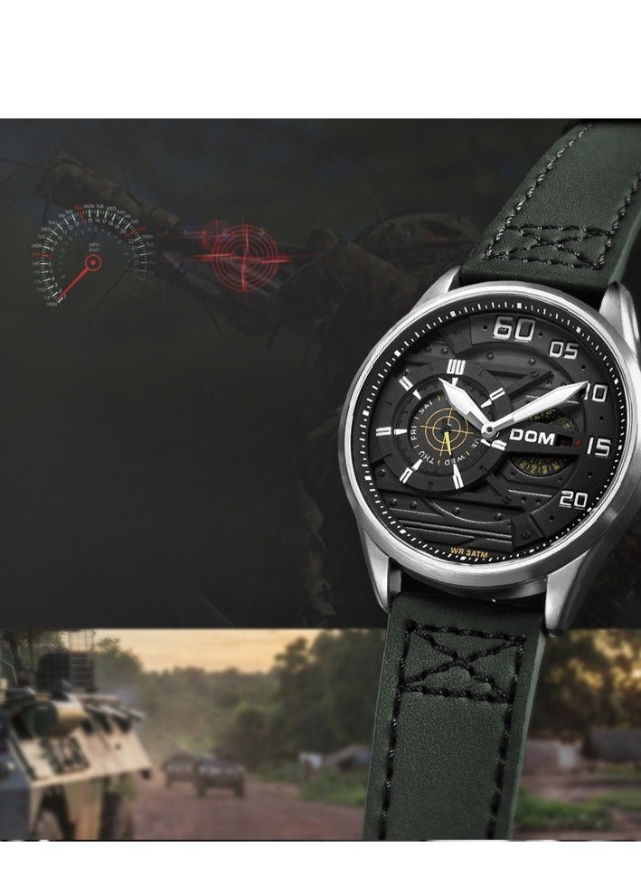 DOM Men's Waterproof Quartz Watch - Image 4