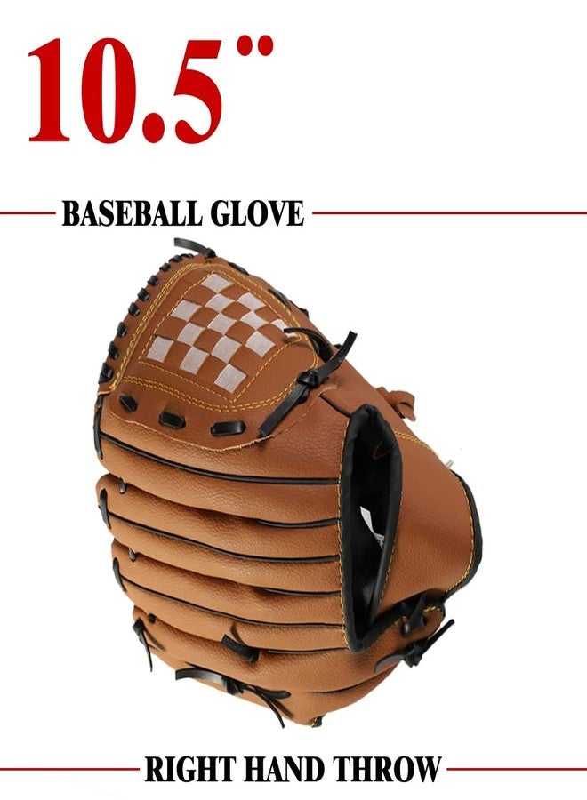 EASY BIG Softball Baseball Bat Set with Glove and Balls - 25 Inch/63cm Aluminum Bat for Pickup Games and Batting Practice - Image 1