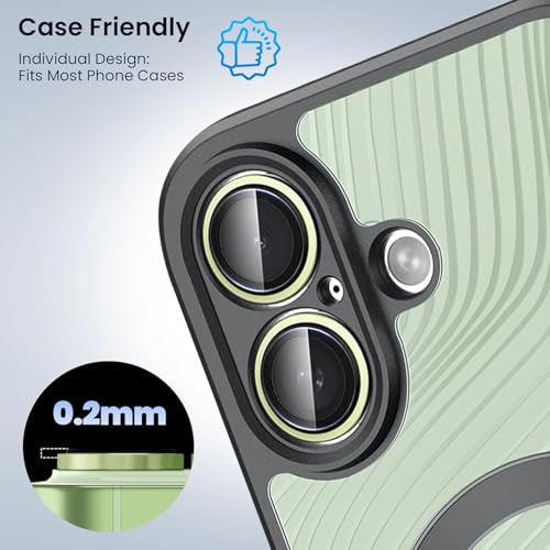 Lensarmor® Compatible With Sage iPhone 17 Camera Lens Protector – 9H Tempered Glass, Scratch Resistant, Flash-Friendly Premium Lens Cover - Image 5