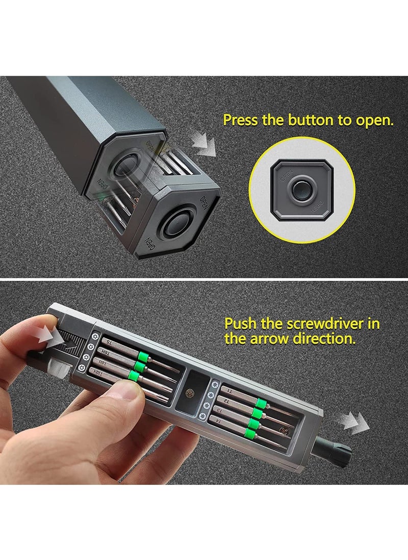 Arabest - Precision Screwdriver Set, 31 in 1 Magnetic Screwdriver Bits, Small Eyewear Repair Tool Kit, Watch, Computer, Iphone, Electronics, PC - Image 1