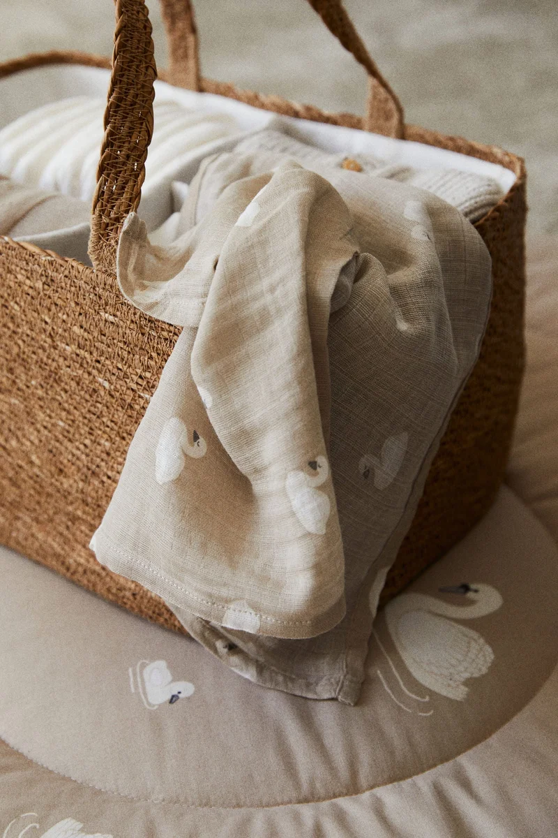 H&M 2-pack muslin blankets