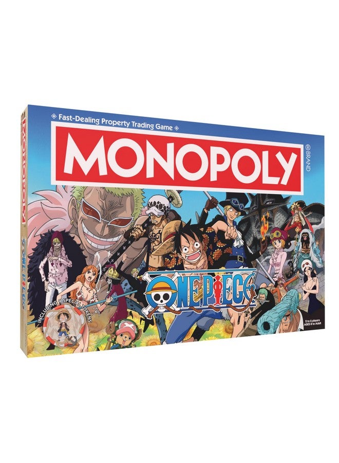 Monopoly: One Piece Edition Board Game | Buy, Sell, Trade with Popular Characters from The Manga & Anime Series | Featuring 9 Miniature Tokens | Officially Licensed Merchandise and Collectible