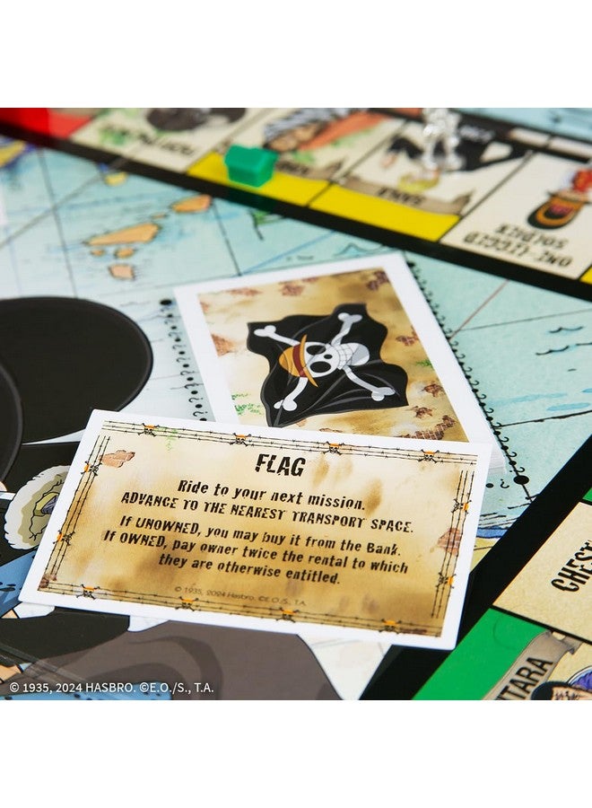 USAopoly مونوبولي: إصدار ون بيس للعبة اللوح | اشترِ، بِع، وتداول مع الشخصيات الشهيرة من سلسلة المانغا والأنمي | تحتوي على 9 رموز مصغرة | منتجات مرخصة رسمياً وقابلة للجمع - Image 2