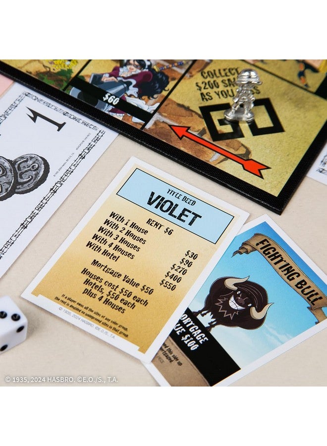 USAopoly مونوبولي: إصدار ون بيس للعبة اللوح | اشترِ، بِع، وتداول مع الشخصيات الشهيرة من سلسلة المانغا والأنمي | تحتوي على 9 رموز مصغرة | منتجات مرخصة رسمياً وقابلة للجمع - Image 3