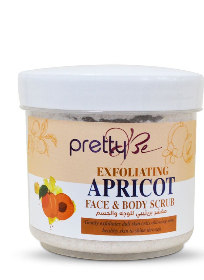 Pretty Be Face and Body Exfoliating Scrub Apricot - 550ml  - Image 1