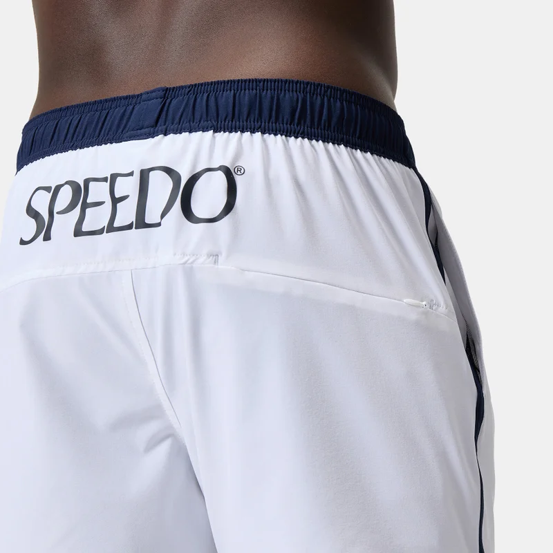 speedo White Men's Logo Volley Swimming Shorts for Men | Best Price UAE