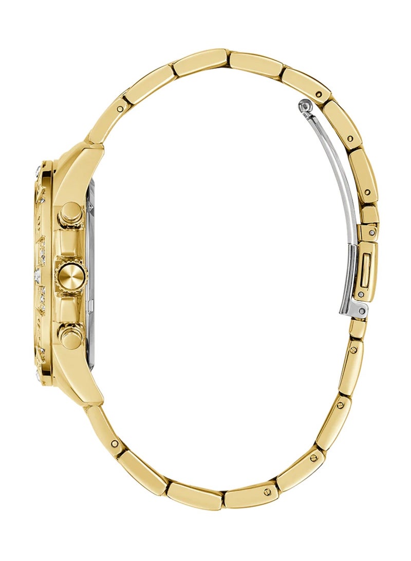 GUESS Majesty Women's Multi-function Gold Stainless Steel Watch GW0771L2 - 40mm - Image 3
