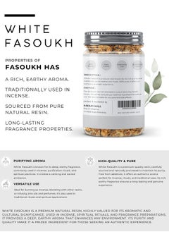 Awafi Mill AWAFI MILL White Fasoukh | Natural Resin | Traditional Aromatic & Spiritual Use  - Image 2