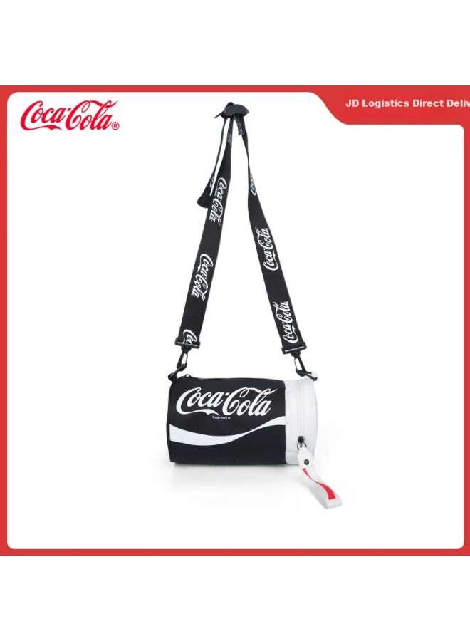 Coca-cola Classic Uni Single Shoulder Round Bucket Crossbody Bag Travel Business Casual High-end Lightweight Luxury Trendy Fashion Small Backpack - Image 5