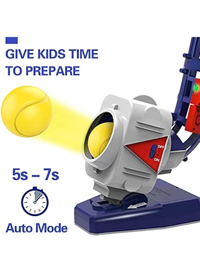 Generic - Kids Pitching Machine Toys, 2 in 1 RC Baseball Tennis Pitcher, Auto Ball Launcher Bat, Boys Outdoor Outside Sports Backyard Game, Birthday Gift 5 6 7 8 10 12 Yr Youth-Unassembled - Image 1