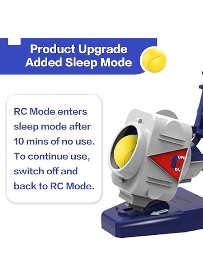 Generic - Kids Pitching Machine Toys, 2 in 1 RC Baseball Tennis Pitcher, Auto Ball Launcher Bat, Boys Outdoor Outside Sports Backyard Game, Birthday Gift 5 6 7 8 10 12 Yr Youth-Unassembled - Image 1
