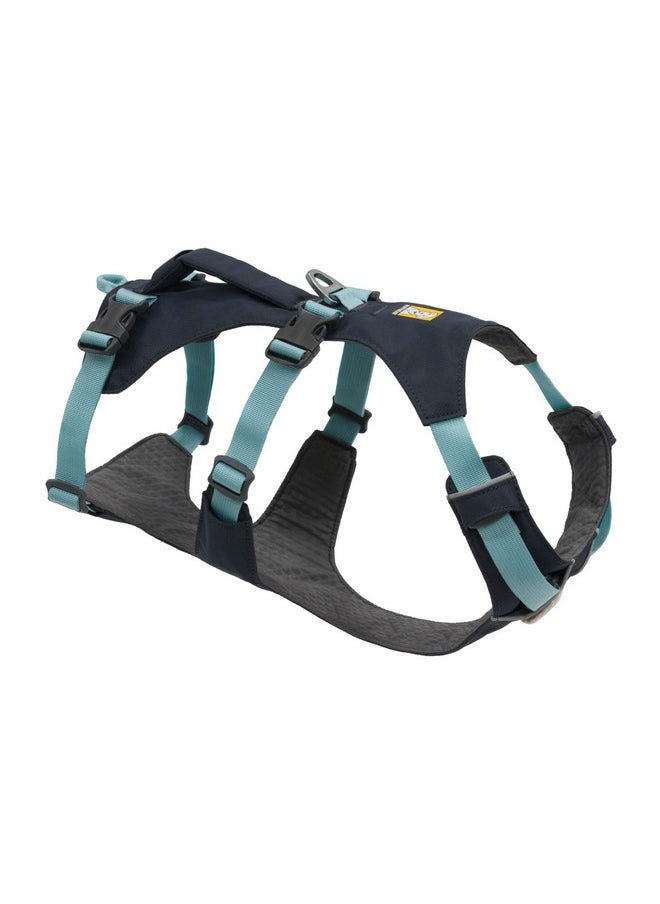 RUFFWEAR Ruffwear, Flag line Dog Harness, Lightweight and Reflective, No Pull Dog Lift Harness for Hiking, Running and Everyday Use, Basalt Gray, Medium  - Image 1