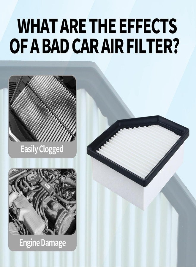 MYADO Engine Air Filter 16546-6RA0A Engine Air Filter for Nissan Rogue 2.5L 2021-2023 for Nissan replace Engine Air Filter 2021-2023 Rogue 2.5L Engine Air Filter - Image 2