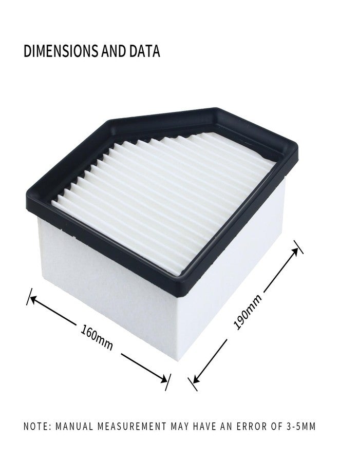 MYADO Engine Air Filter 16546-6RA0A Engine Air Filter for Nissan Rogue 2.5L 2021-2023 for Nissan replace Engine Air Filter 2021-2023 Rogue 2.5L Engine Air Filter - Image 5