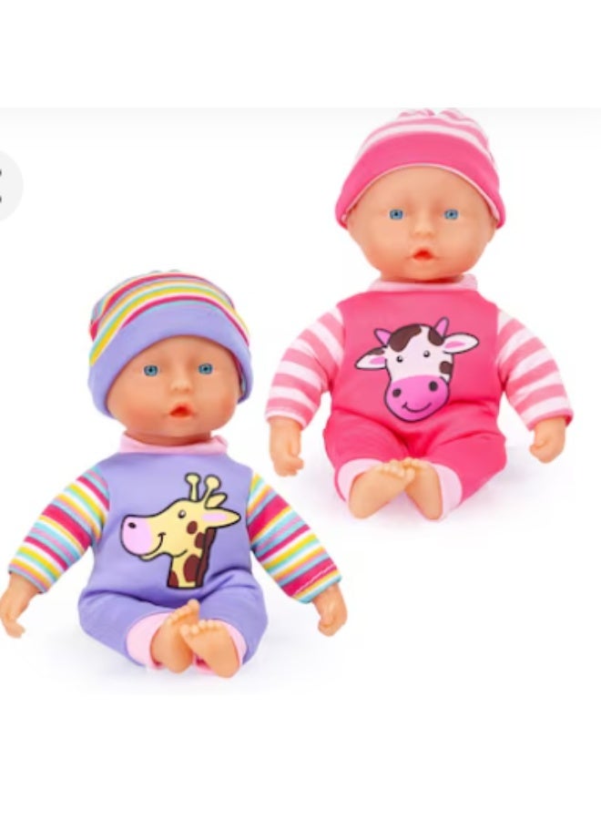 باير ديزاين Bayer Design Soft Baby Doll 20 cm Lightweight Cuddly Doll, 2 Assorted Styles - Image 1