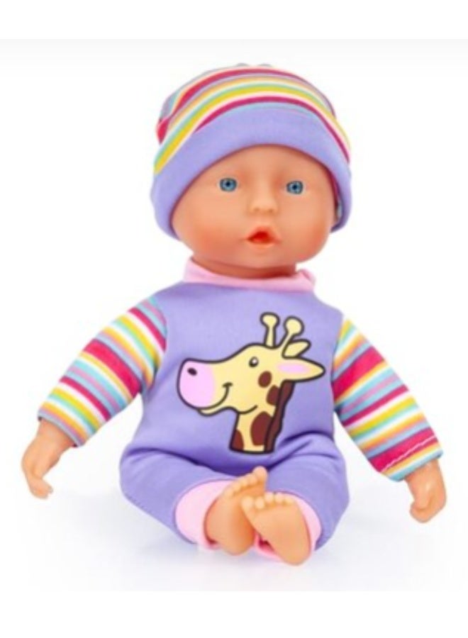 باير ديزاين Bayer Design Soft Baby Doll 20 cm Lightweight Cuddly Doll, 2 Assorted Styles - Image 3