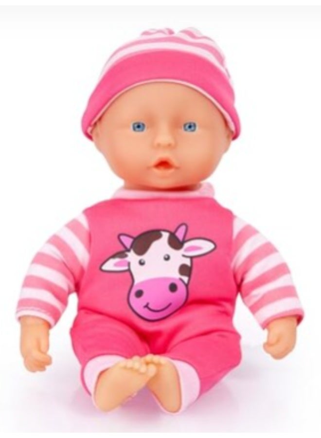 باير ديزاين Bayer Design Soft Baby Doll 20 cm Lightweight Cuddly Doll, 2 Assorted Styles - Image 2
