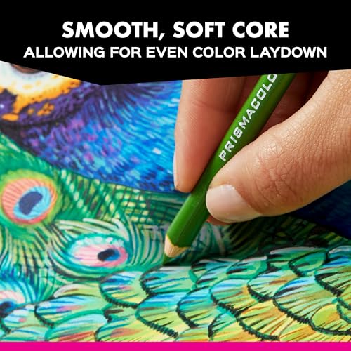 Prismacolor أقلام تلوين بريزماكولور بريميير، ناعمة، مثالية للرسم، والتخطيط، والفن، والتلوين، متنوعة، 24 قطعة - Image 5