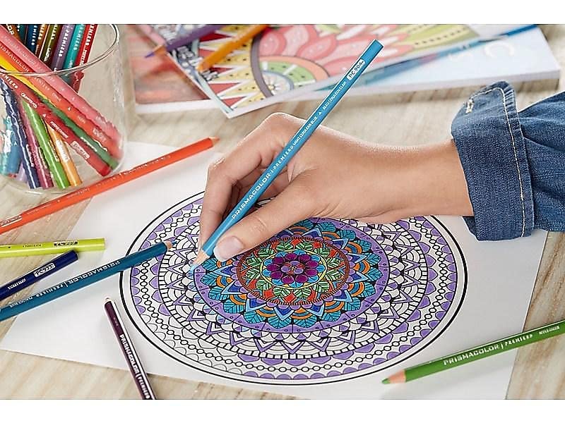 Prismacolor أقلام تلوين بريزماكولور بريميير، ناعمة، مثالية للرسم، والتخطيط، والفن، والتلوين، متنوعة، 24 قطعة - Image 2